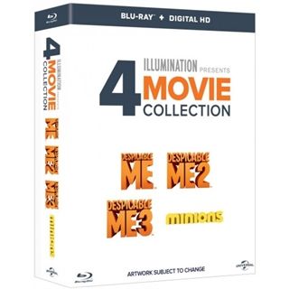 Grusomme Mig 1-3 + Minions Blu-Ray